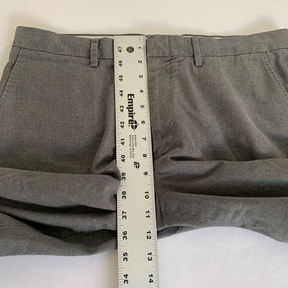 J Crew Bowery Pants Men 33x32 Dark Gray Dress Slacks Trouser Office Career Work - Picture 6 of 9